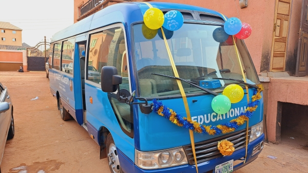 HURRAY! CLARET ACADEMY GARRIKI GETS NEW BUS